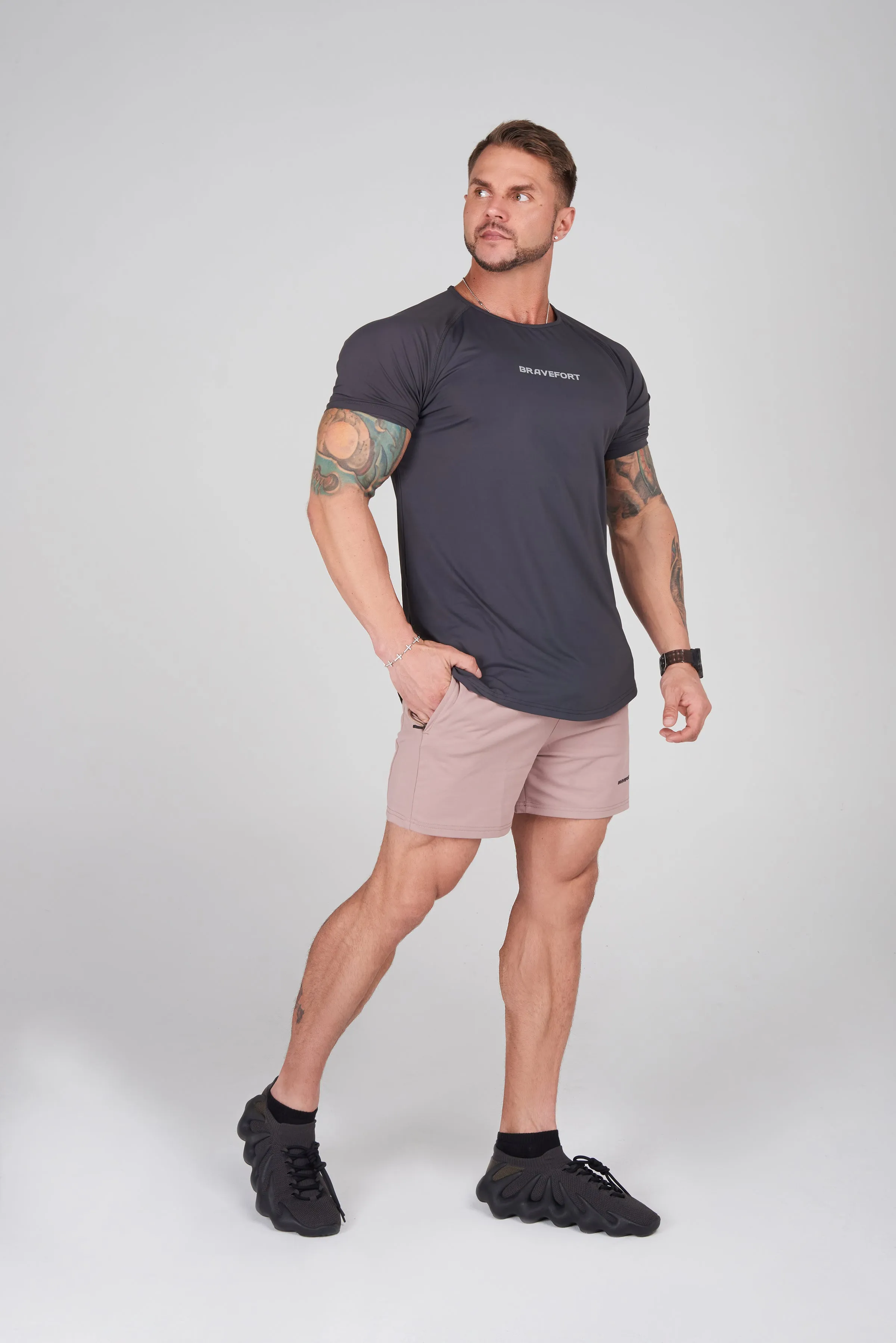 0125. Flex Pro T-Shirt / Charcoal