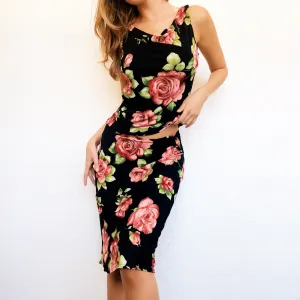 90s Two Piece Rose Set (S)