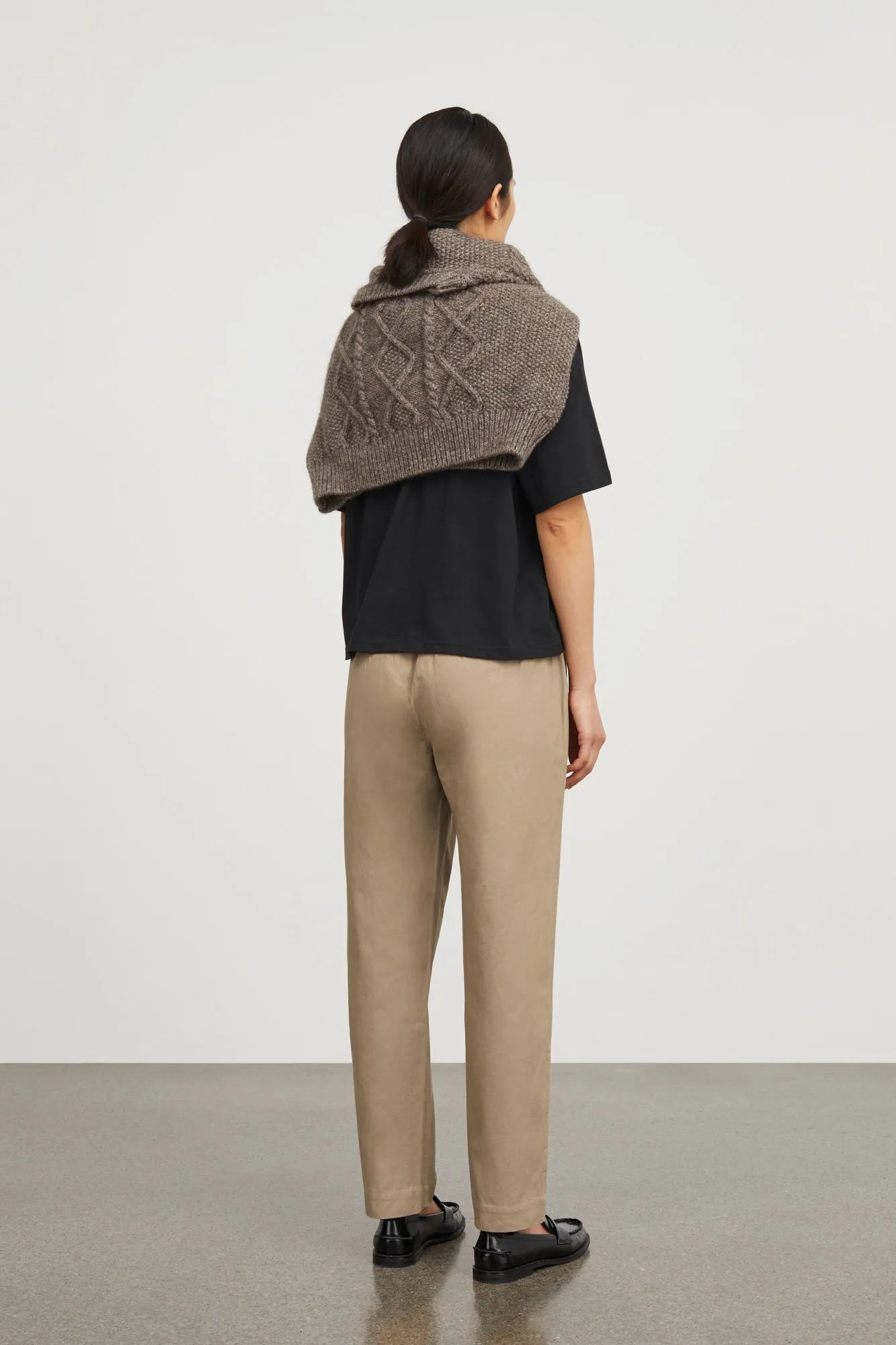 Abby pants - Dark sand