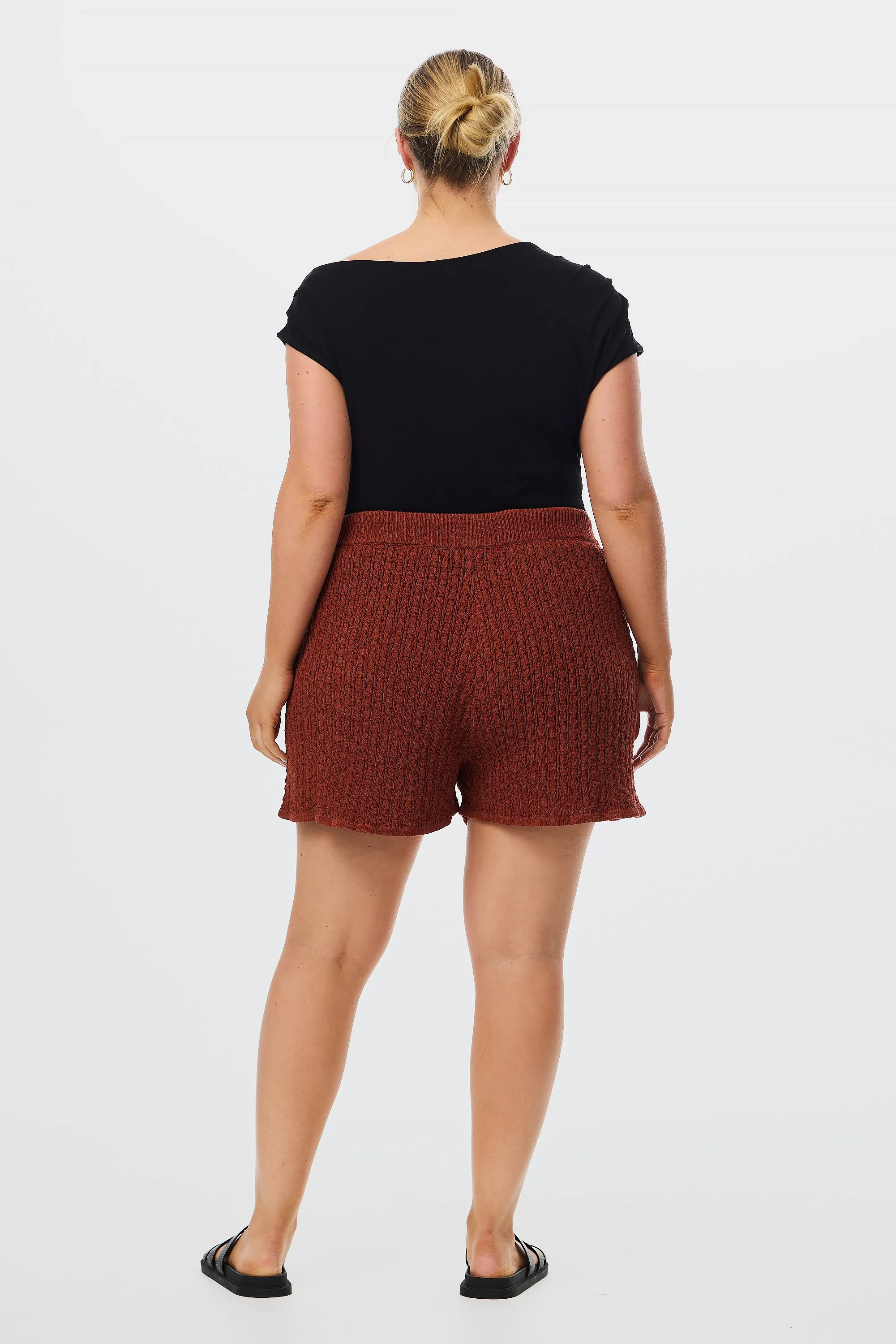 Asymmetric Jersey T-shirt - Black