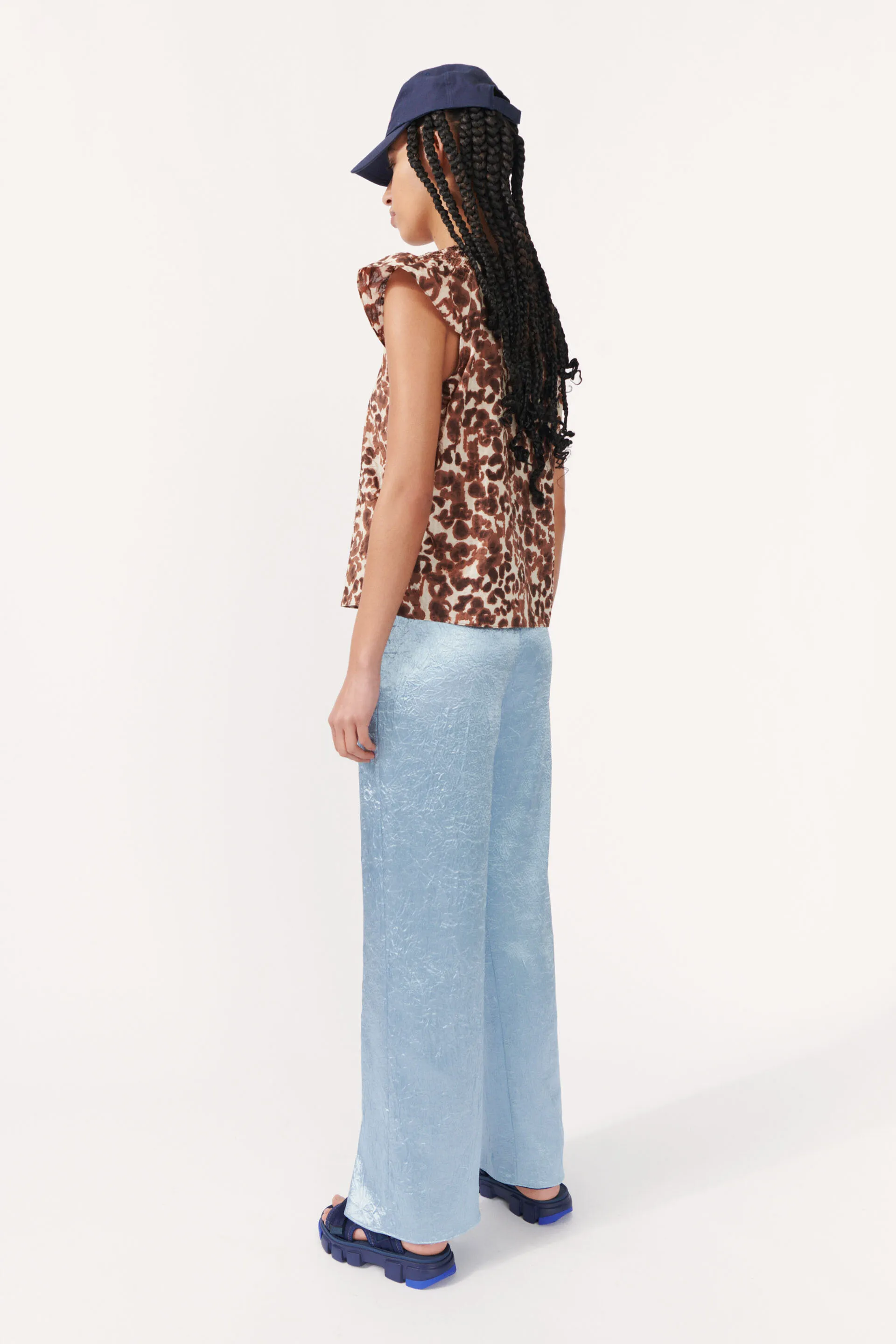 Baum Und Pferdgarten Mellony Blouse Floating Flower Brown