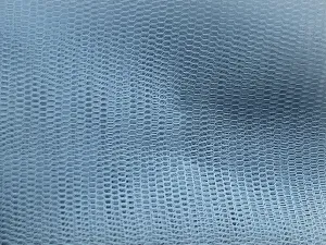 Blue Plain Net Fabric