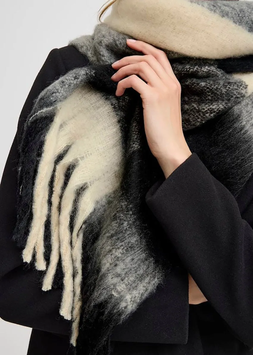 Brushed Gray Scarf