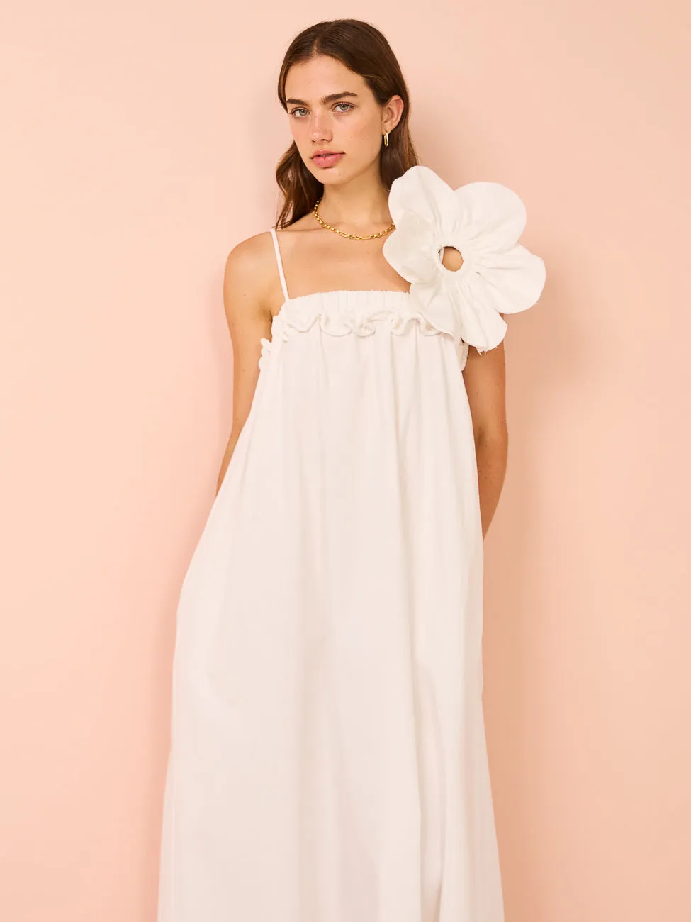 By Johnny Flora Pipe Sun Dress in Ivory