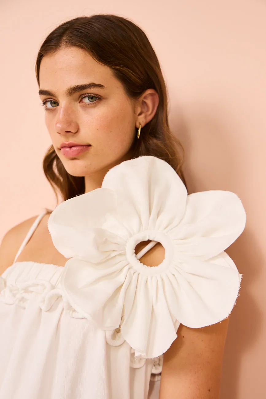 By Johnny Flora Pipe Sun Dress in Ivory