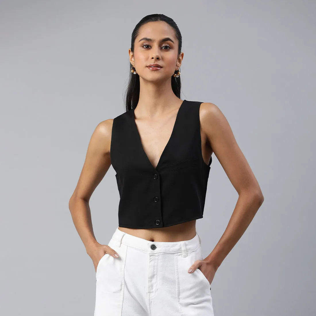 Casual Button Down Vest