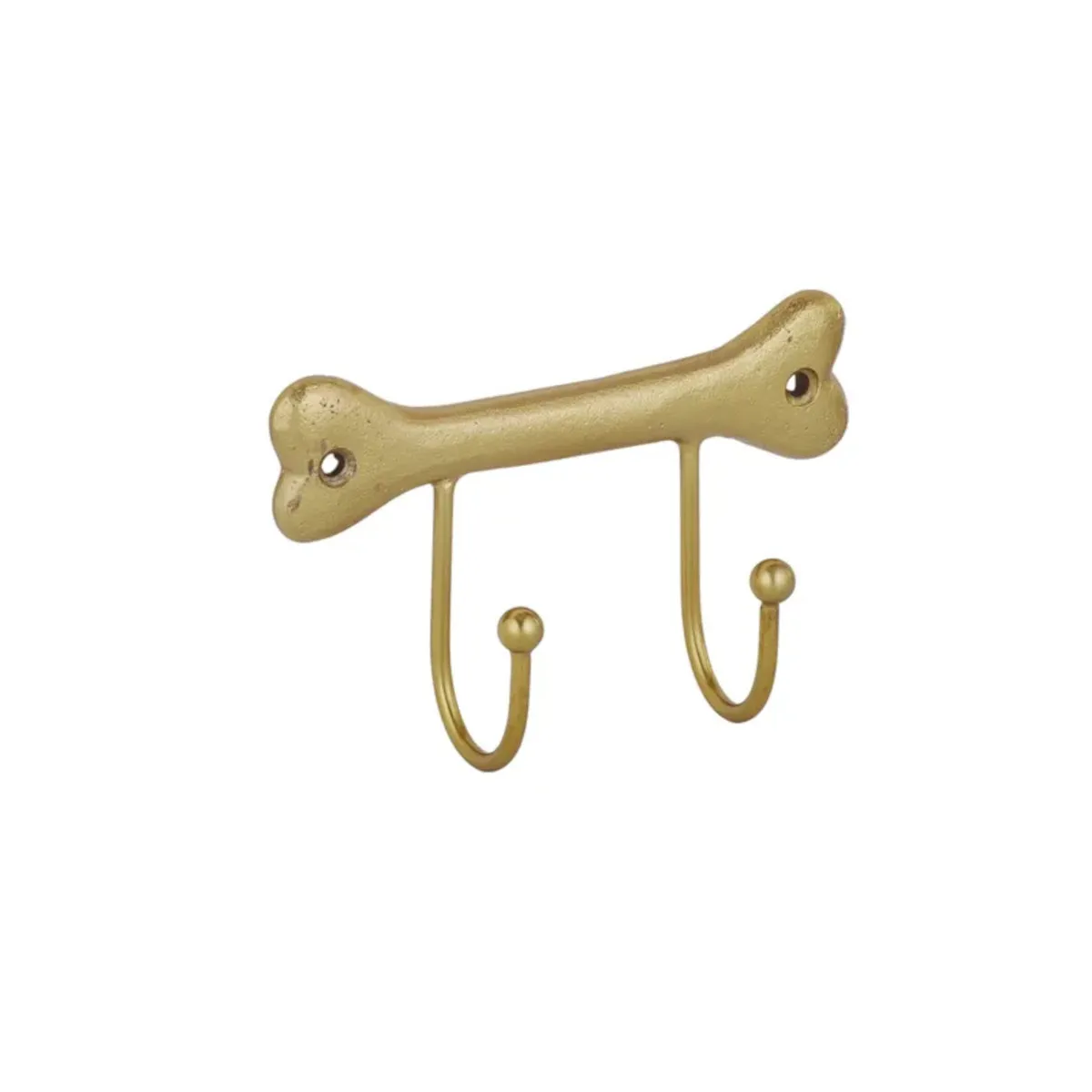 Coast to Coast Bone Metal Wall Hook Gold