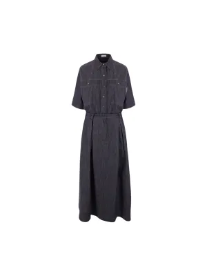 Denim Midi Dress