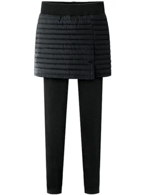 Fake Two Pieces Thick Legging Skirts