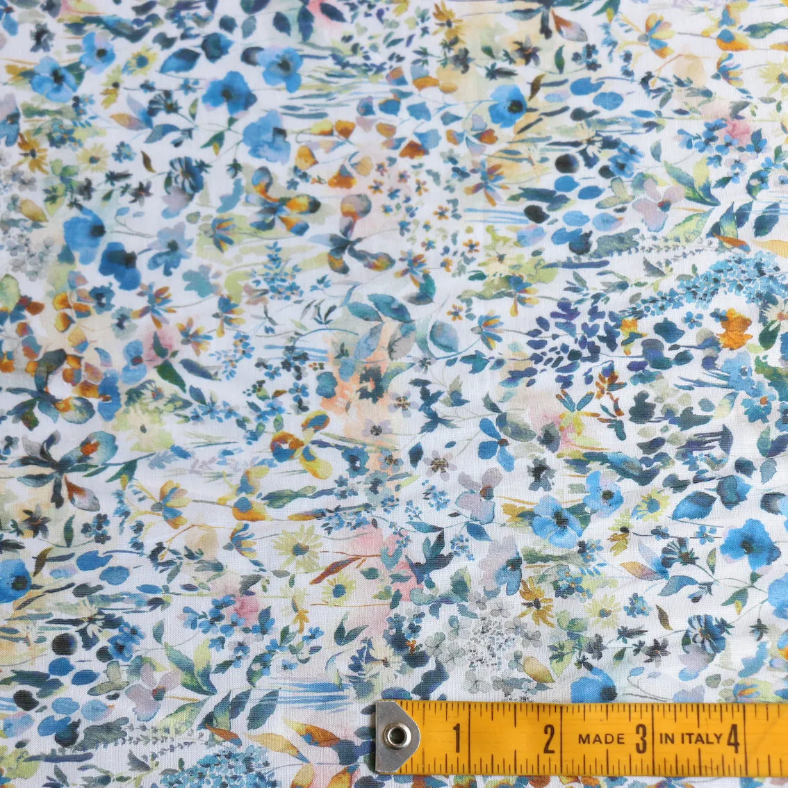Felda Blue - Liberty Fabrics - Chloe Cotton Chiffon