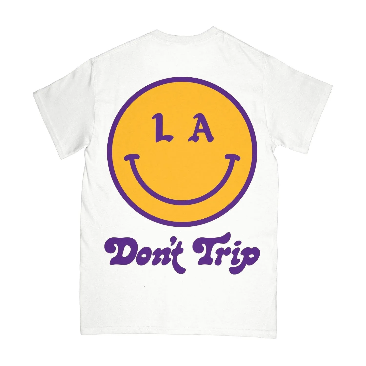 Free & Easy: Be Happy LA SS Tee (Coconut)