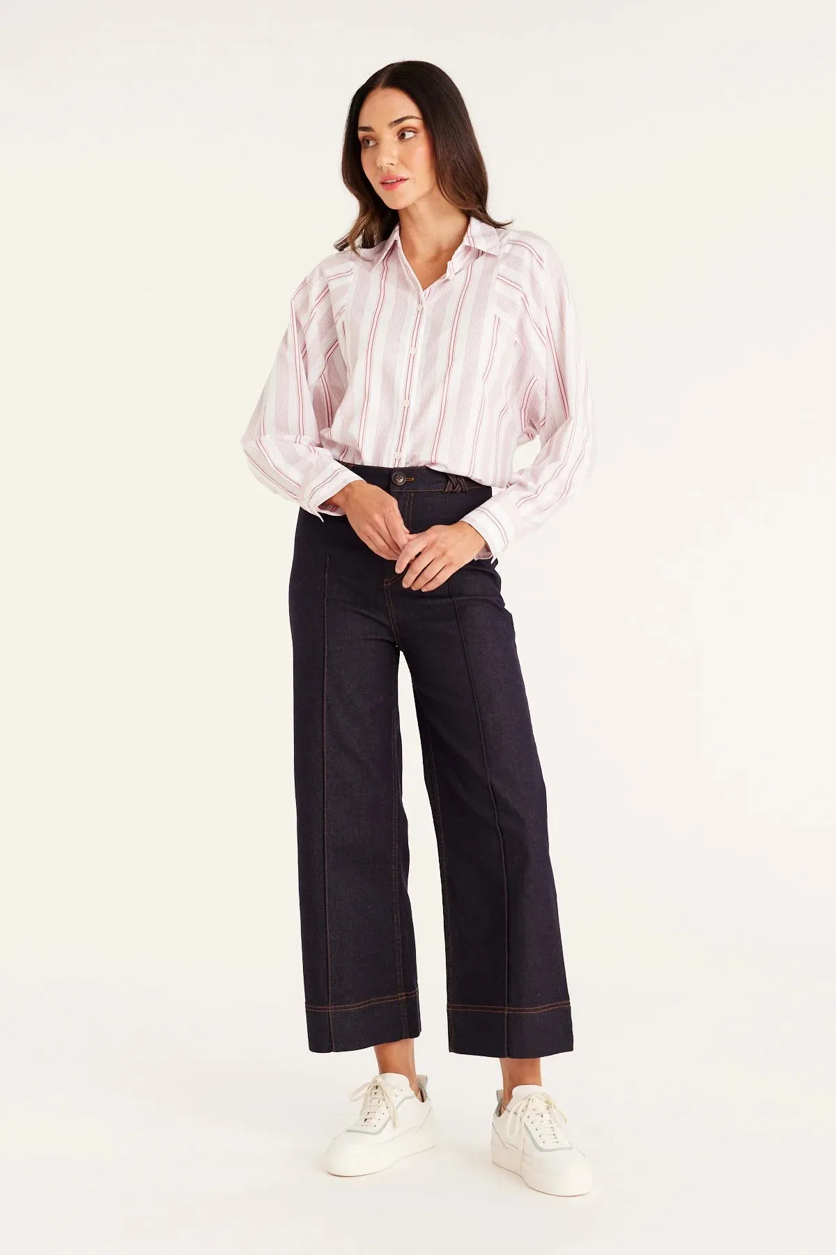 Girlfriend Shirt | Red Stripe