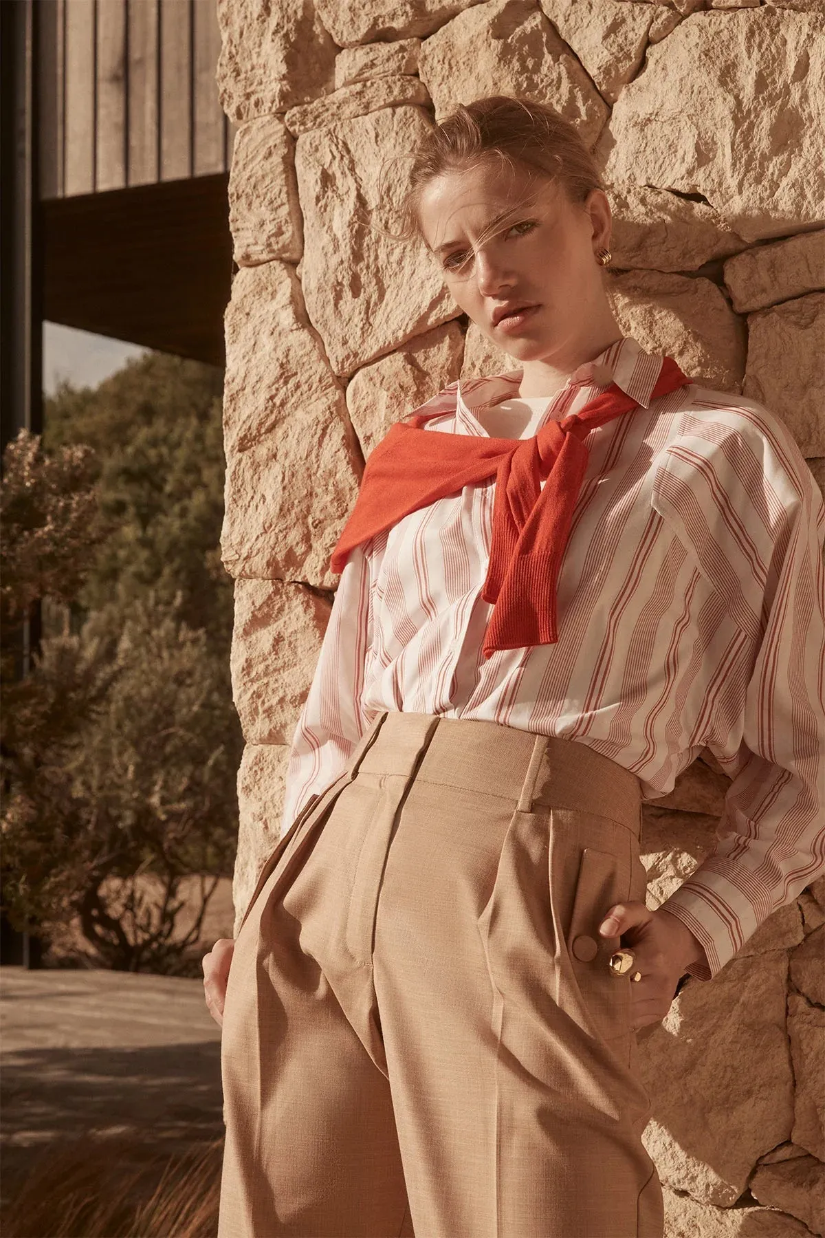 Girlfriend Shirt | Red Stripe