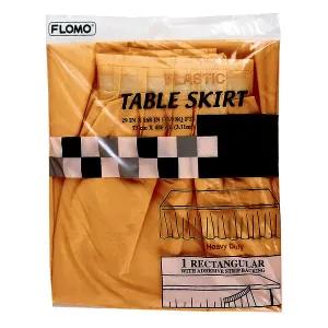 Gold Table Skirt