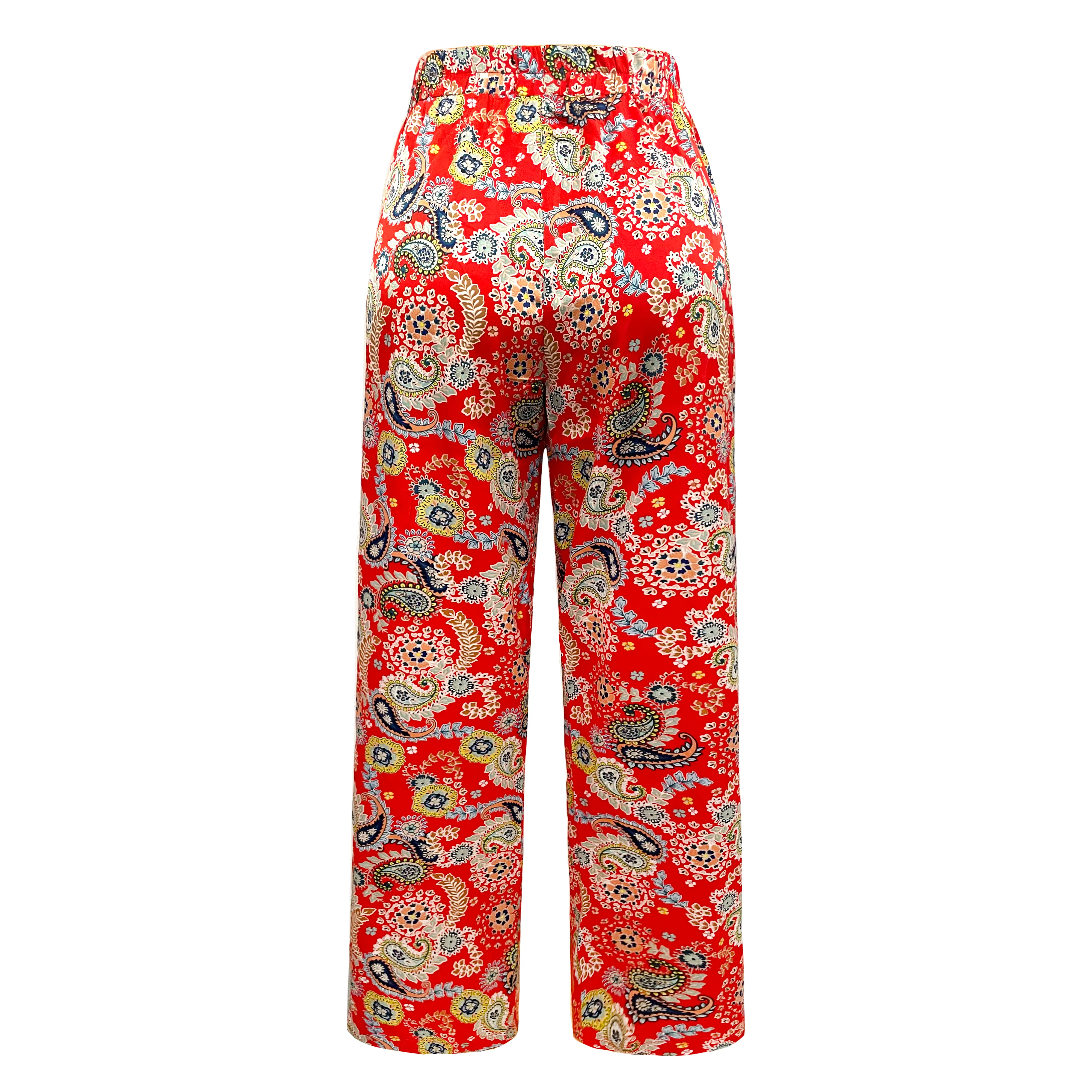HOPE-PANTS - RED PAISLEY
