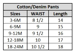 Infant Boys Cotton Twill Pant Stay Wild Bear-BLACK