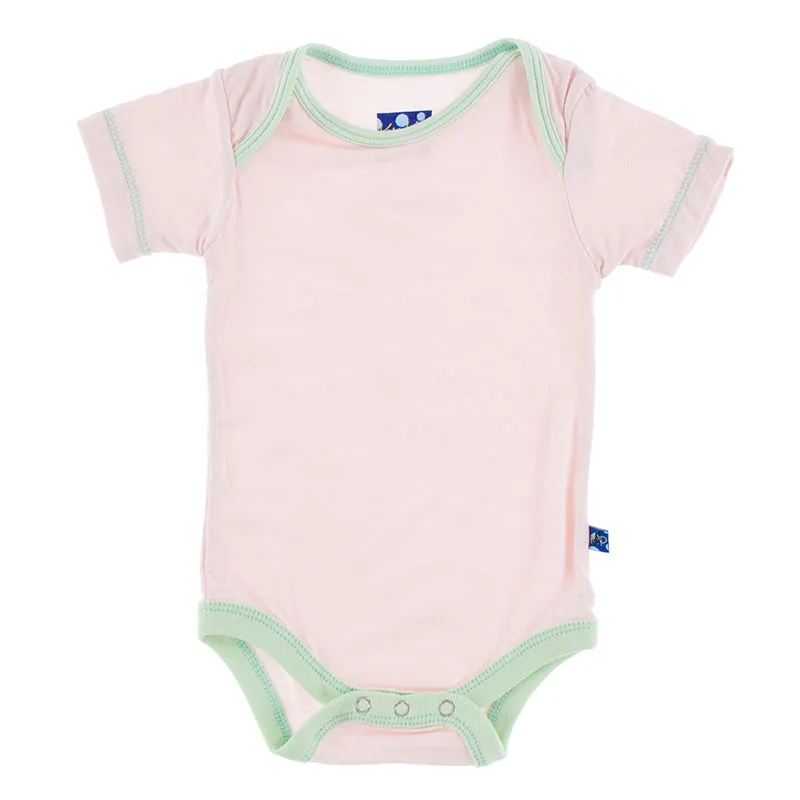 Kickee Pants Solid Short Sleeve One Piece