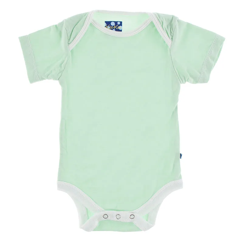 Kickee Pants Solid Short Sleeve One Piece