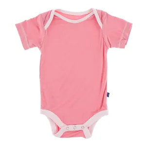 Kickee Pants Solid Short Sleeve One Piece