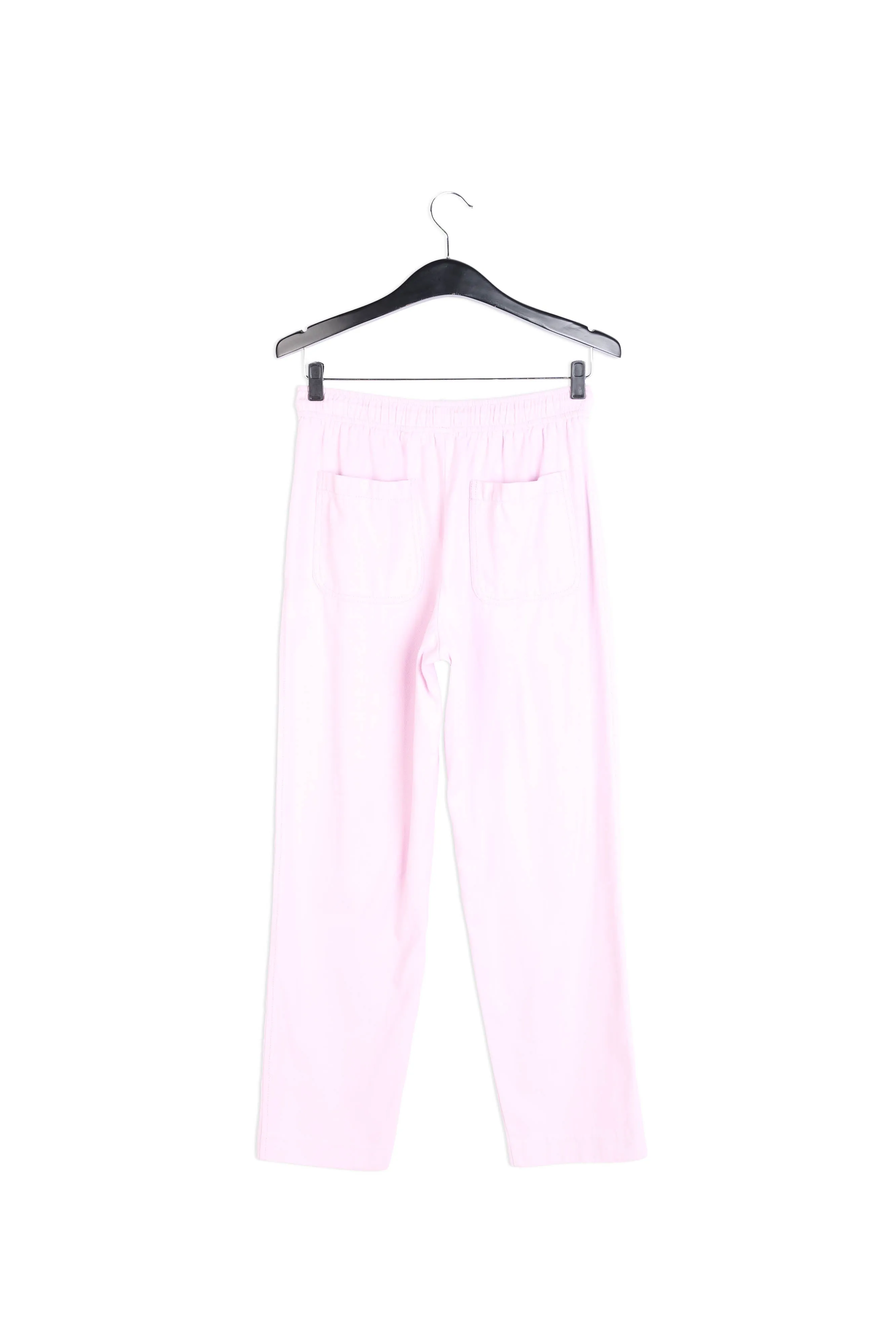 Lilac cotton tapered pants