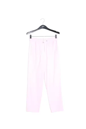 Lilac cotton tapered pants