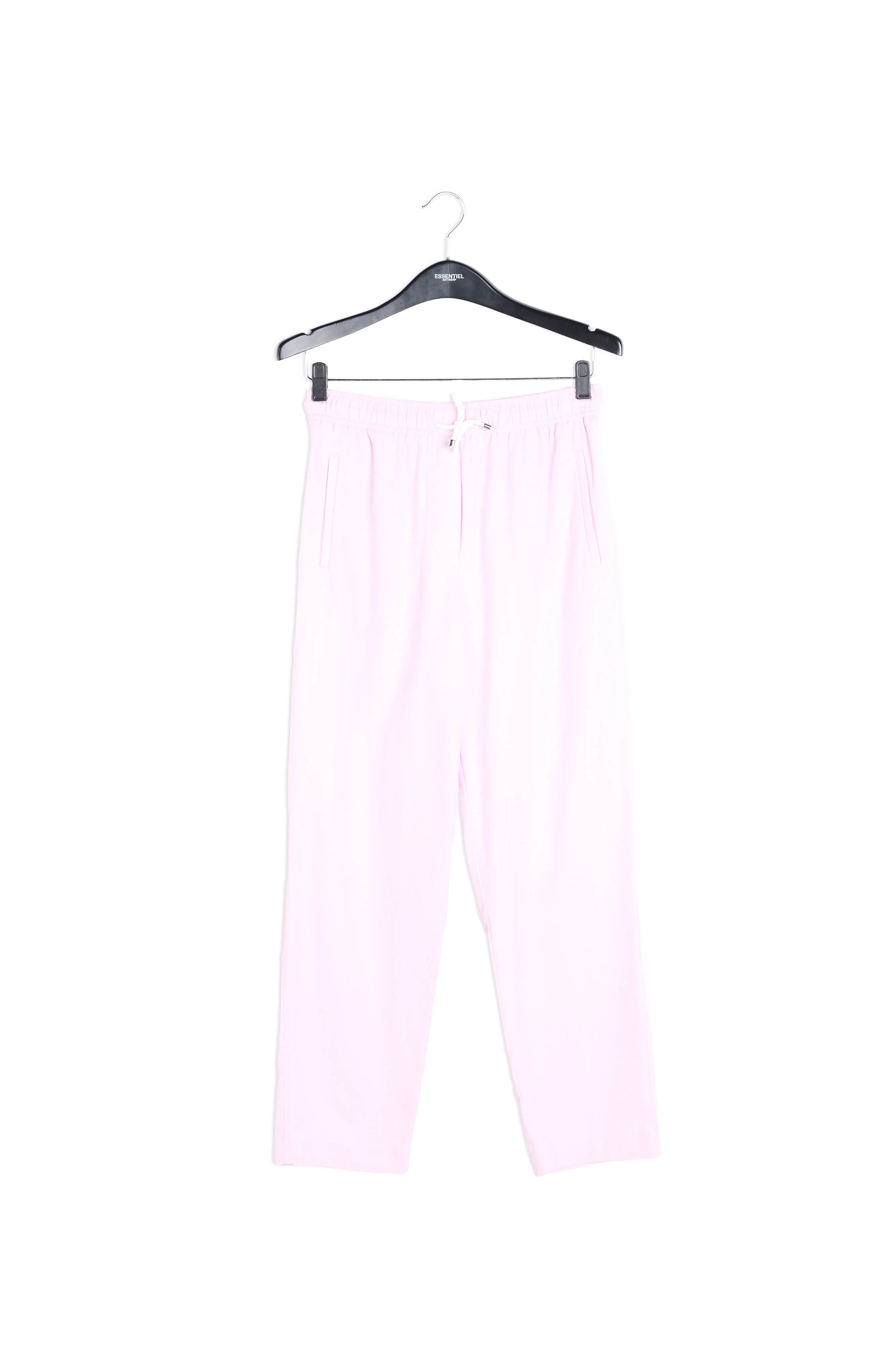 Lilac cotton tapered pants