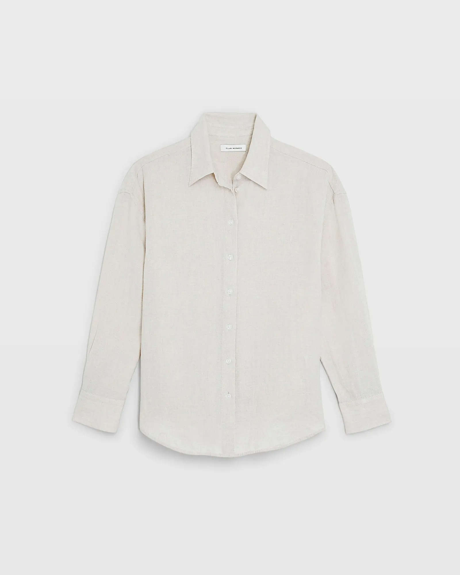 Linen Button Front Shirt
