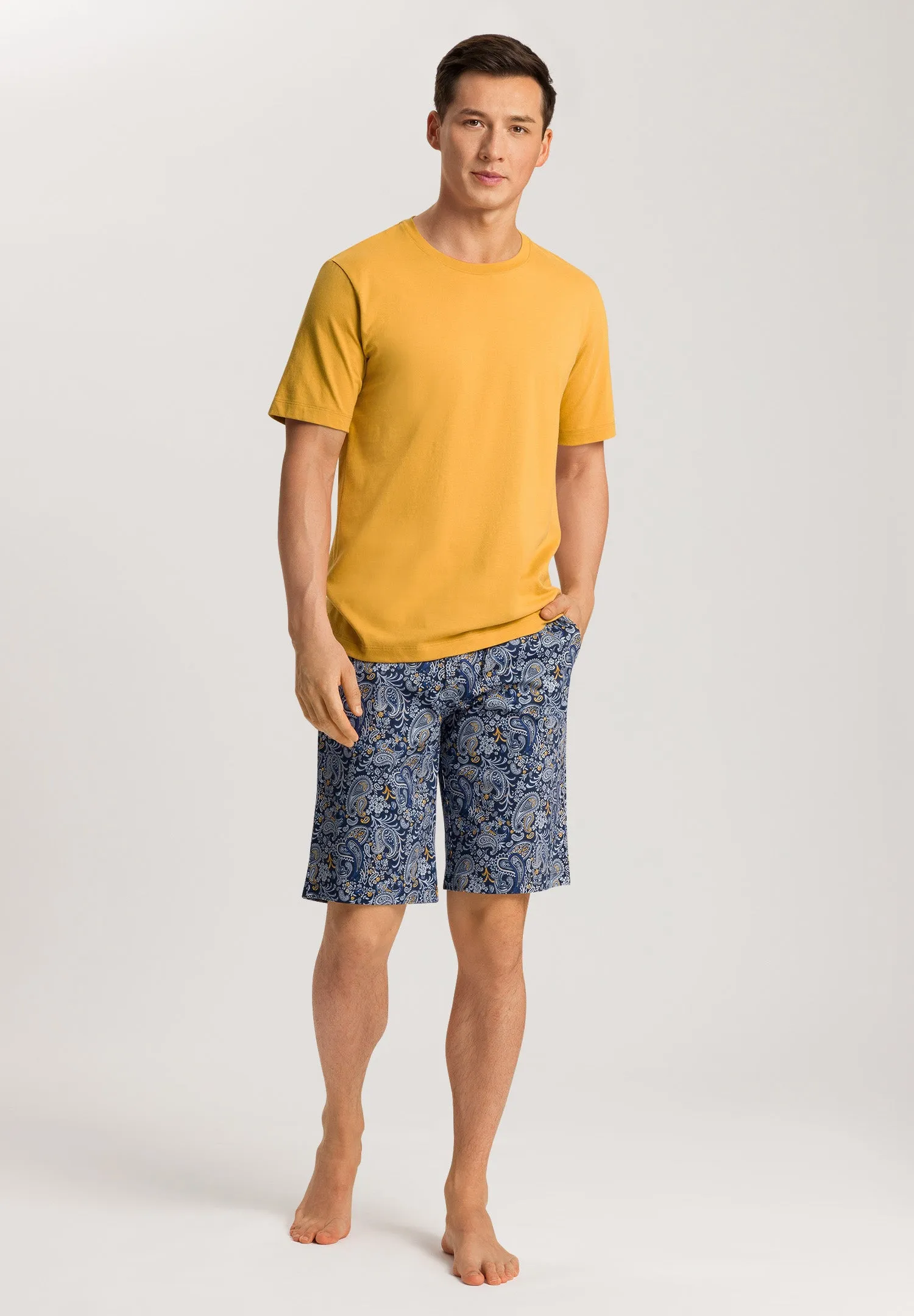 Living Shirts Cotton Crew Neck T-Shirt | Amber 75050-2268
