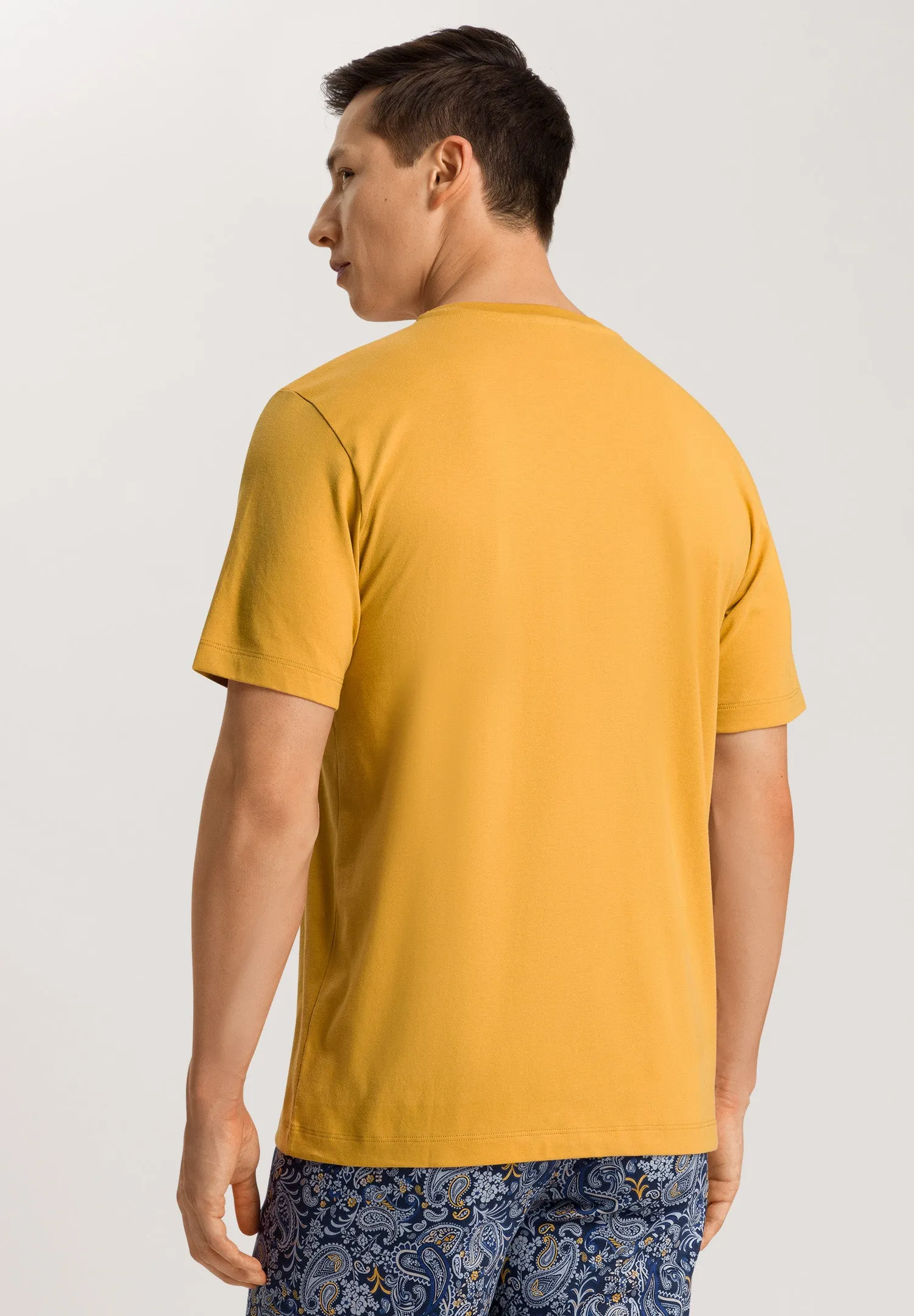 Living Shirts Cotton Crew Neck T-Shirt | Amber 75050-2268