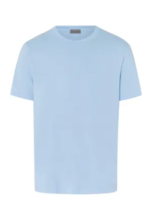Living Shirts Cotton Crew Neck T-Shirt | Placid Blue 75050-2531