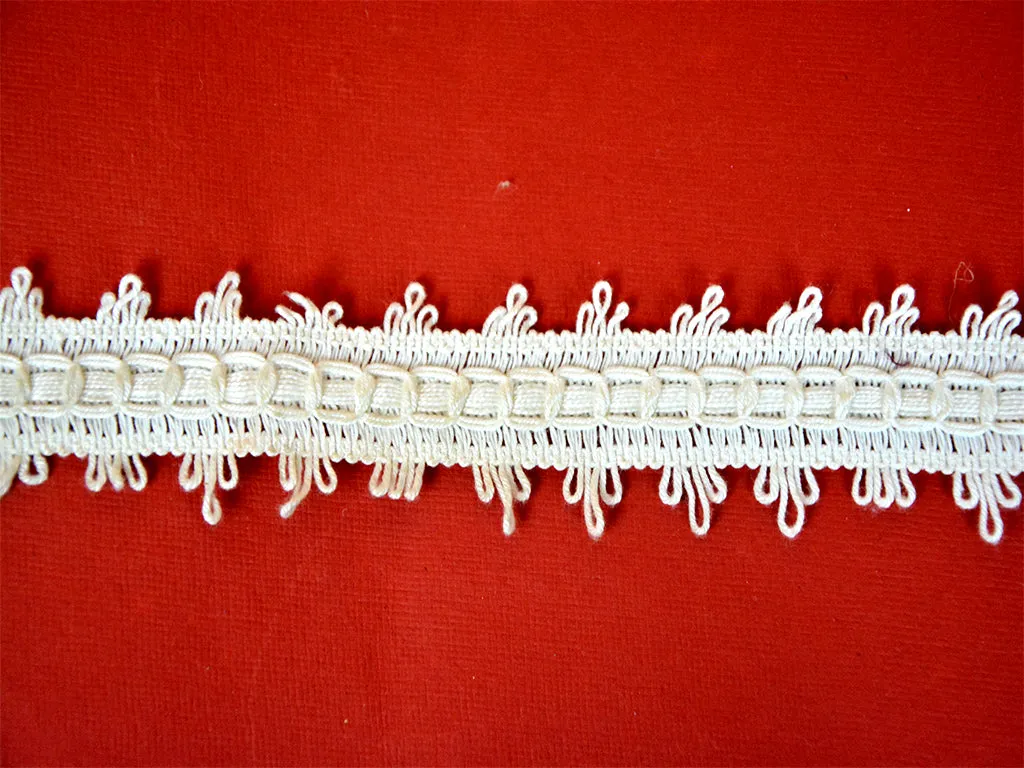 Off White Pattern L-50 Dyeable Cotton Crochet Lace