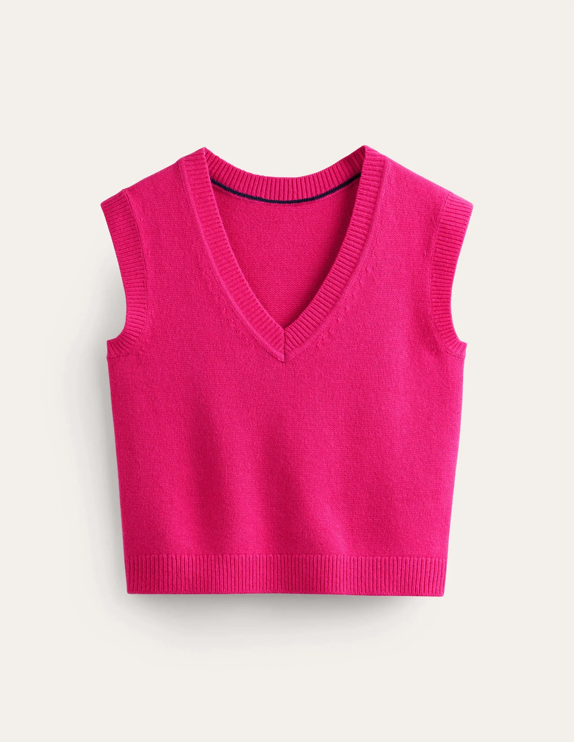 Olivia Merino Tank-Vibrant Pink