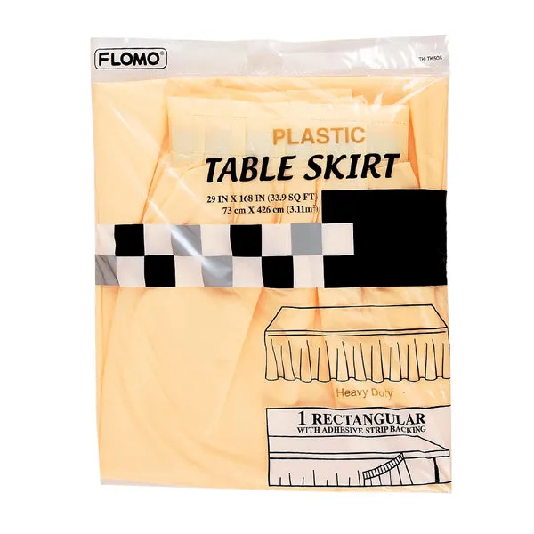 Pastel Yellow Table Skirt