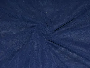 Prussian Blue Plain Net Fabric (Wholesale)