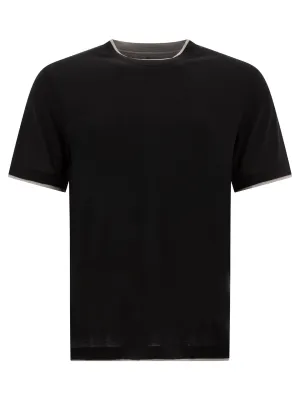 "FAUX-LAYERING" T-SHIRT
