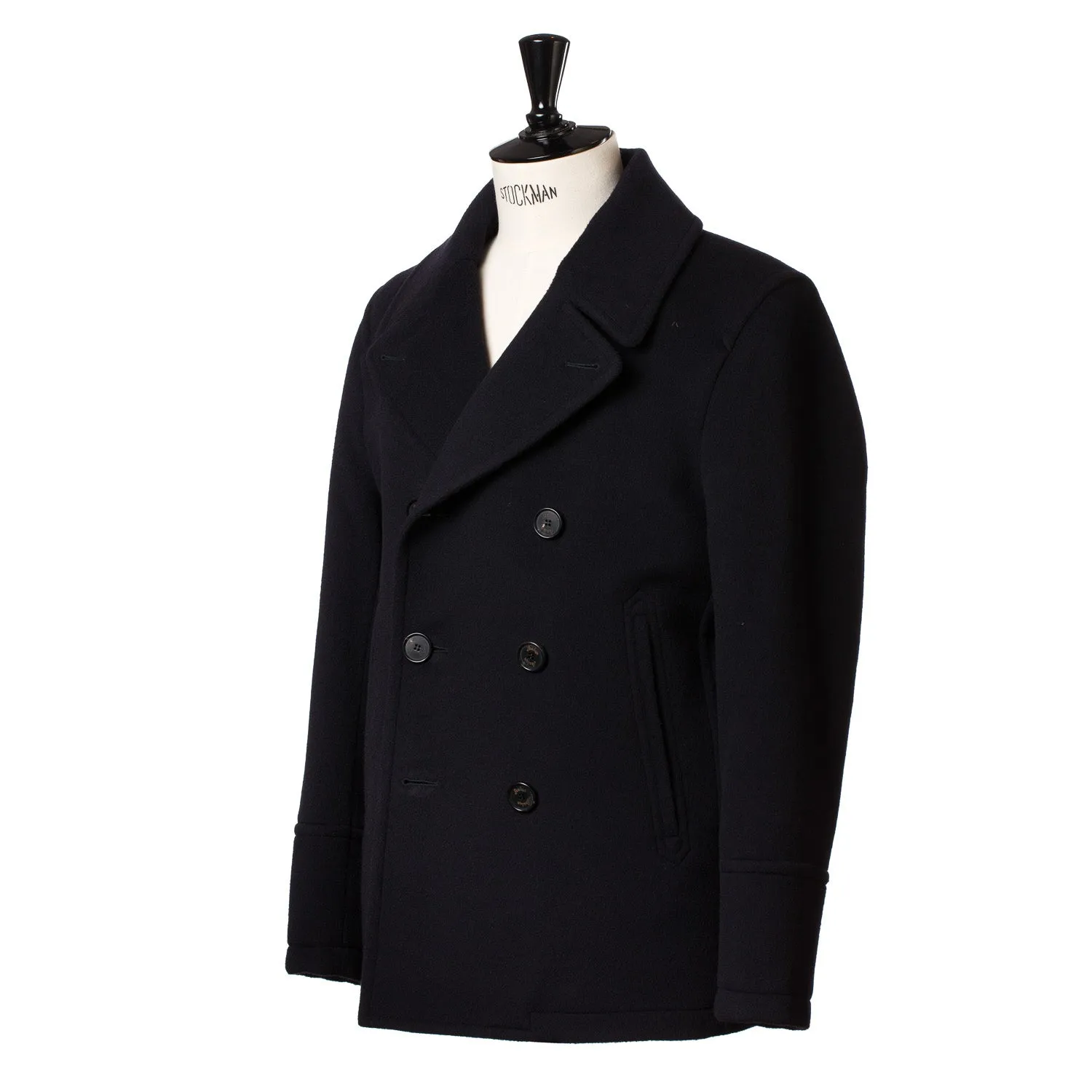 Sealup x MJ: Dunkelblaue Cabanjacke "Amalfi" aus reiner Wolle - Iconic Sealup