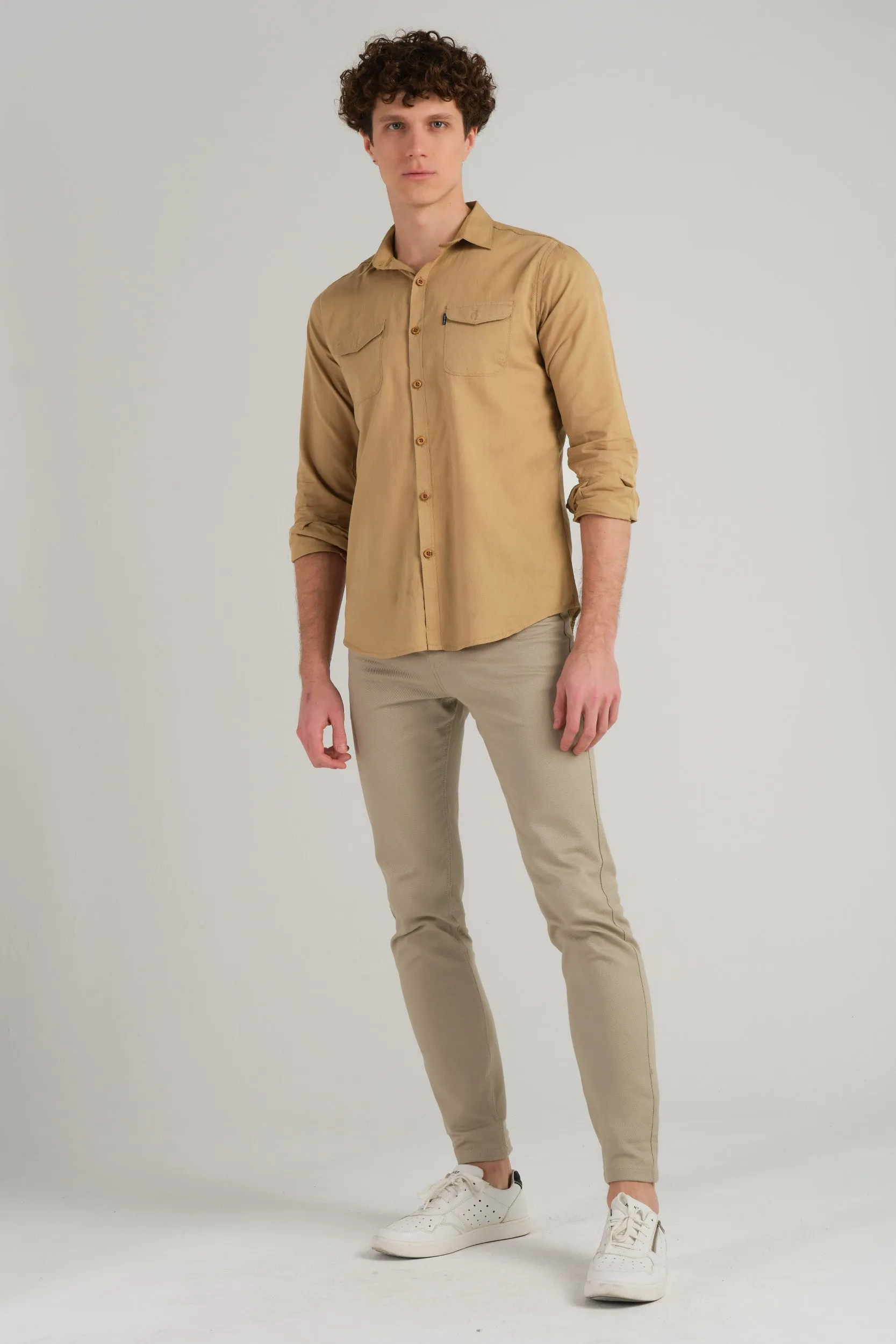 SLIM FIT SHIRT WITH POCKETS