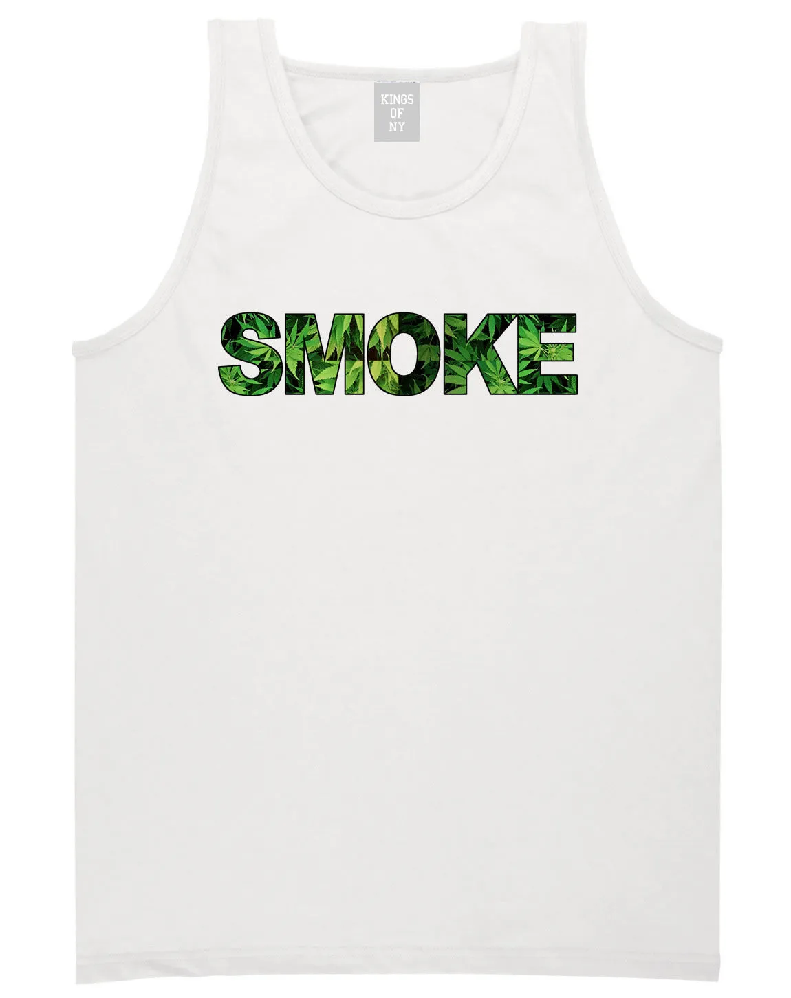 Smoke Weed Marijuana Print Tank Top