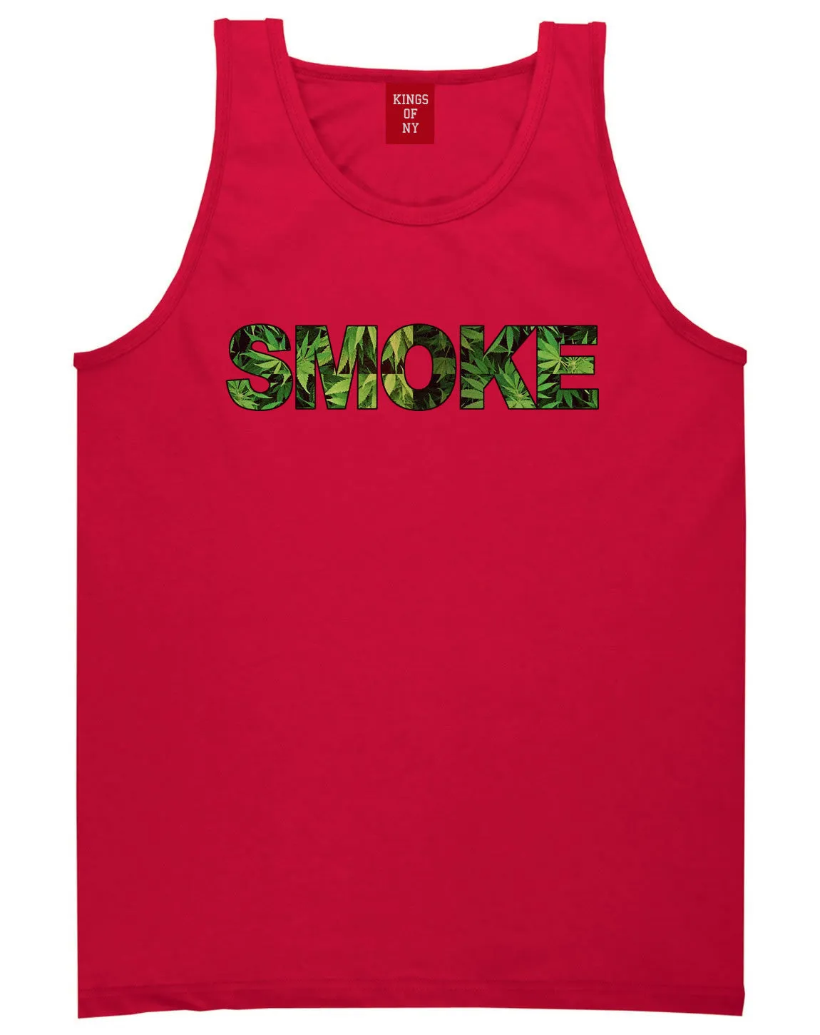 Smoke Weed Marijuana Print Tank Top