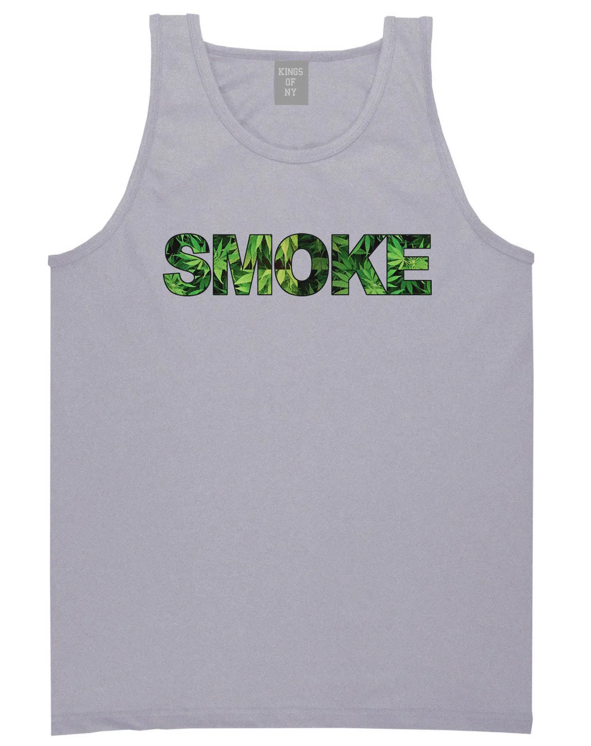Smoke Weed Marijuana Print Tank Top
