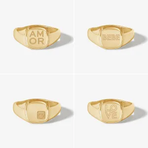 Tanner love signet ring