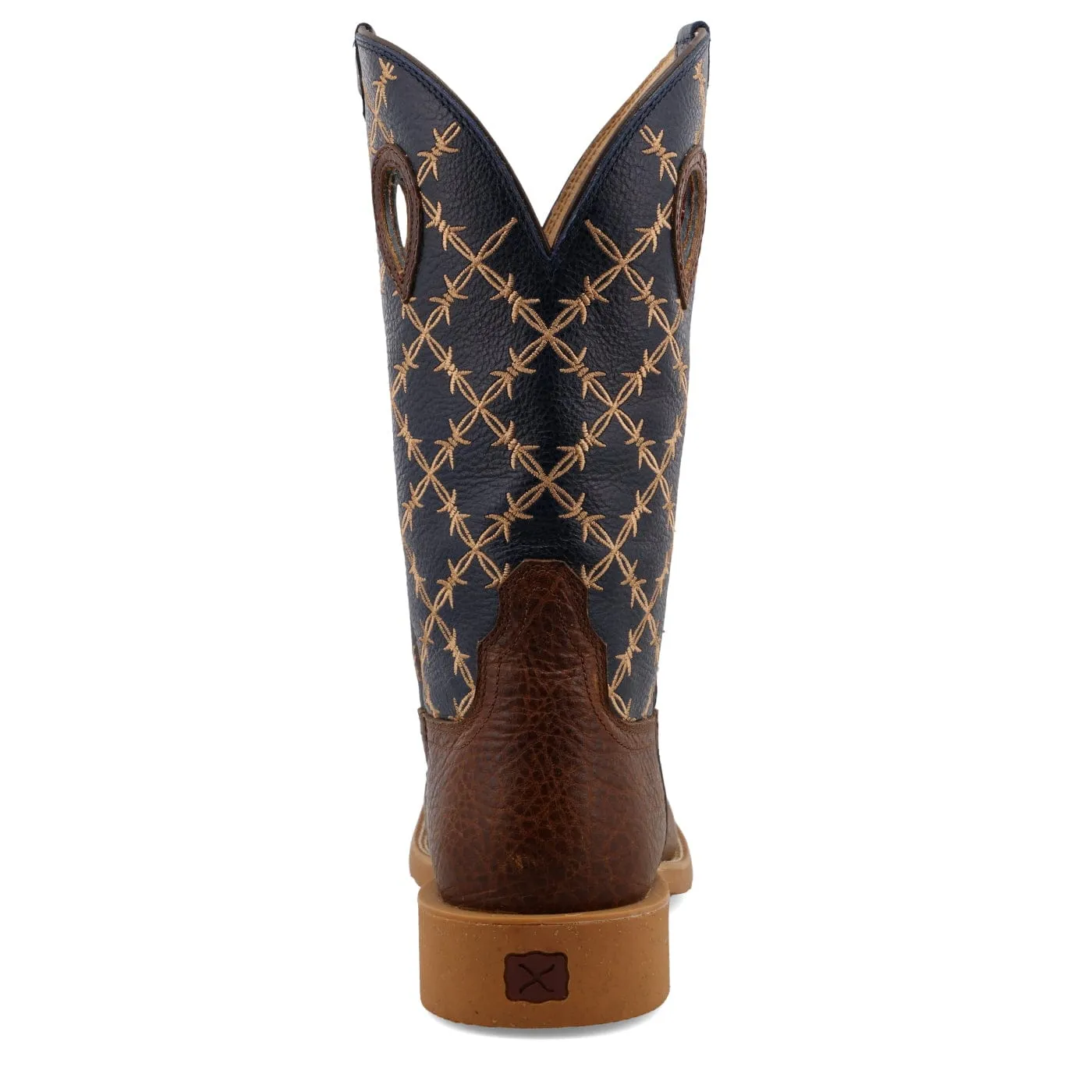 Twisted X Men's Rustic Brown & Navy Tech X Western Boot MXTR004