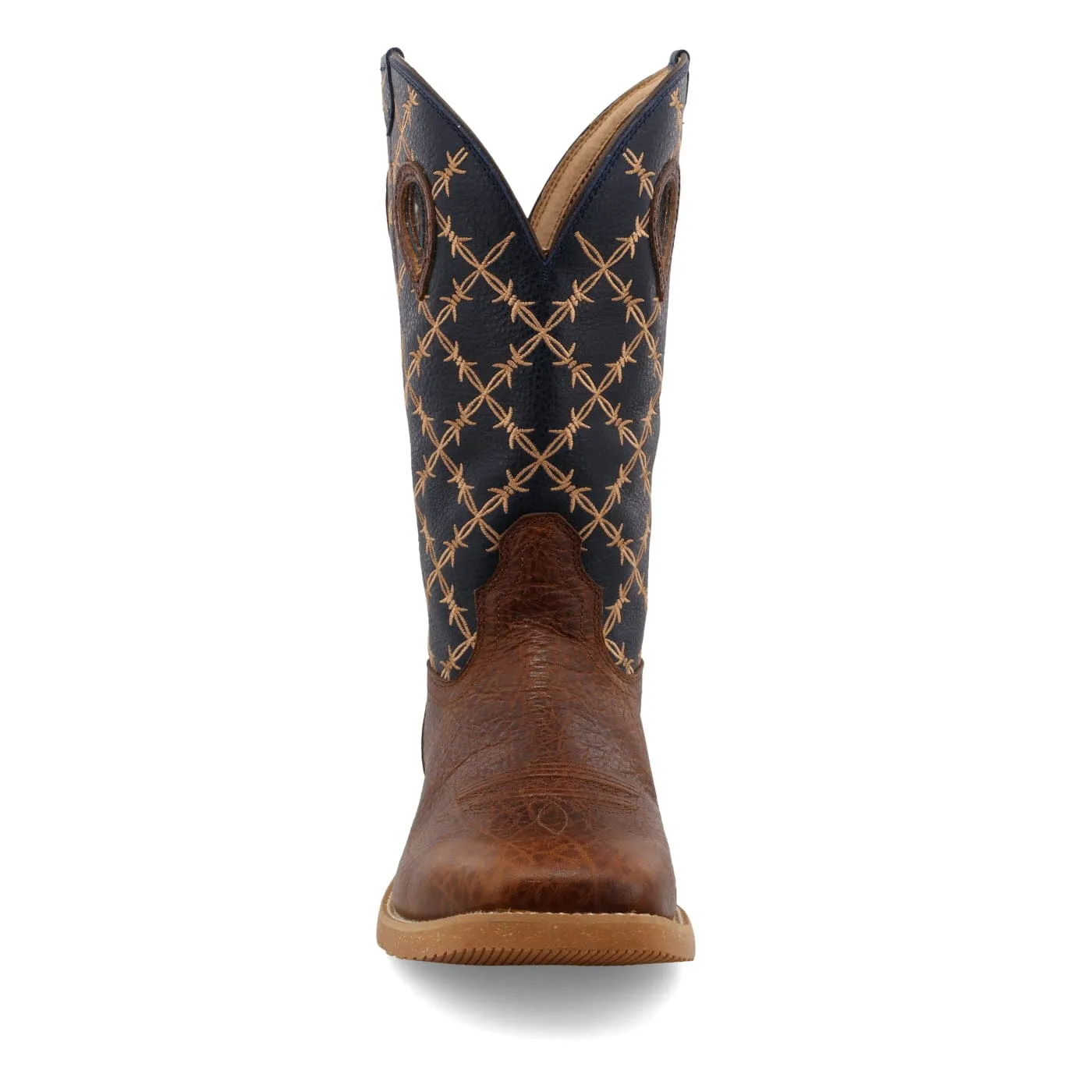 Twisted X Men's Rustic Brown & Navy Tech X Western Boot MXTR004