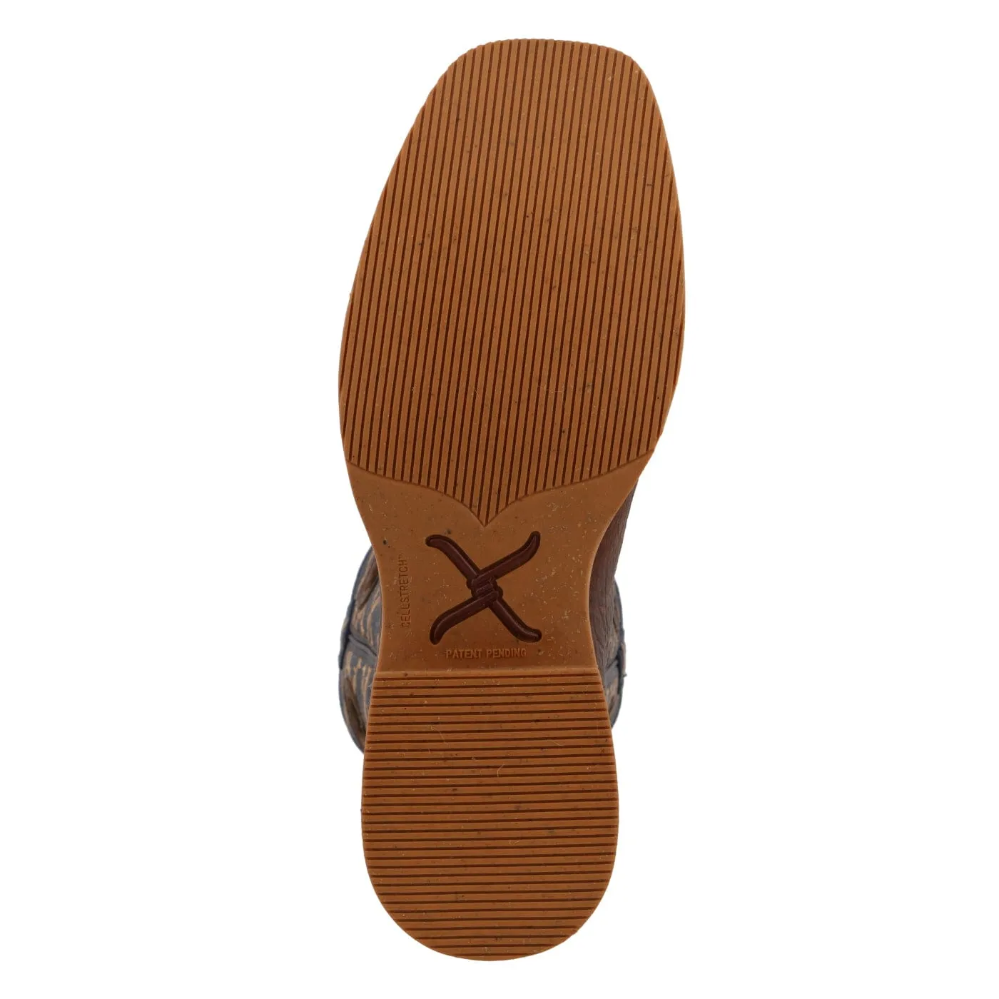 Twisted X Men's Rustic Brown & Navy Tech X Western Boot MXTR004