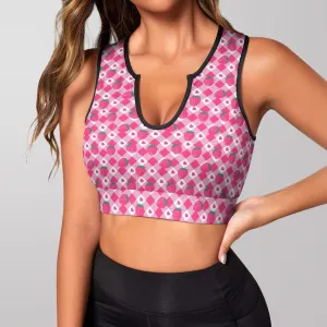 Womens Strawberry Yoga Top